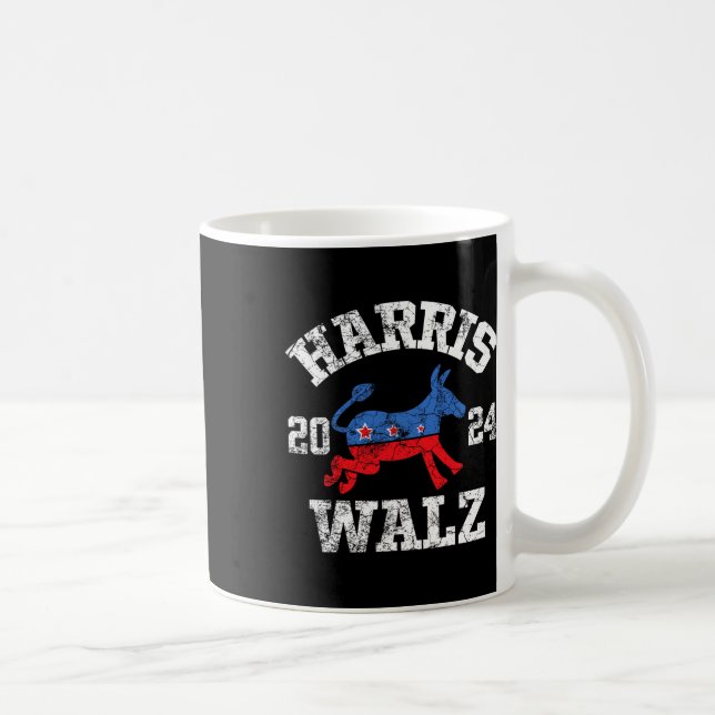 WAlzheimer 24 Election Kamala Harris Tim Waltz 24  Coffee Mug (Right)
