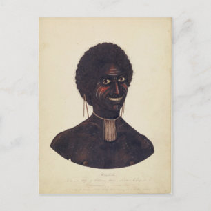 Wambela, wife of Cobbawn Wogi, native chief Postcard