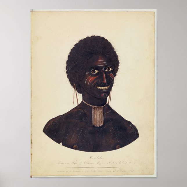 Wambela, wife of Cobbawn Wogi, native chief Poster (Front)