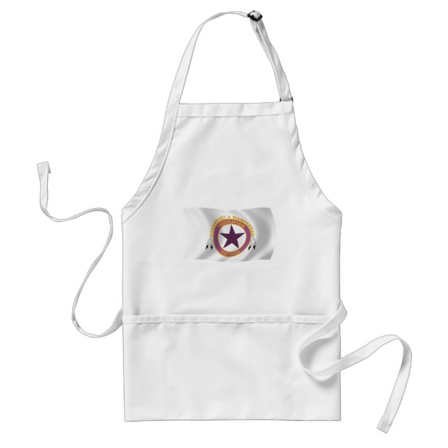 Wampanoag Tribe Flag Apron (Front)