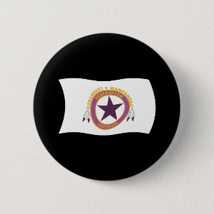 Wampanoag Tribe Flag Button