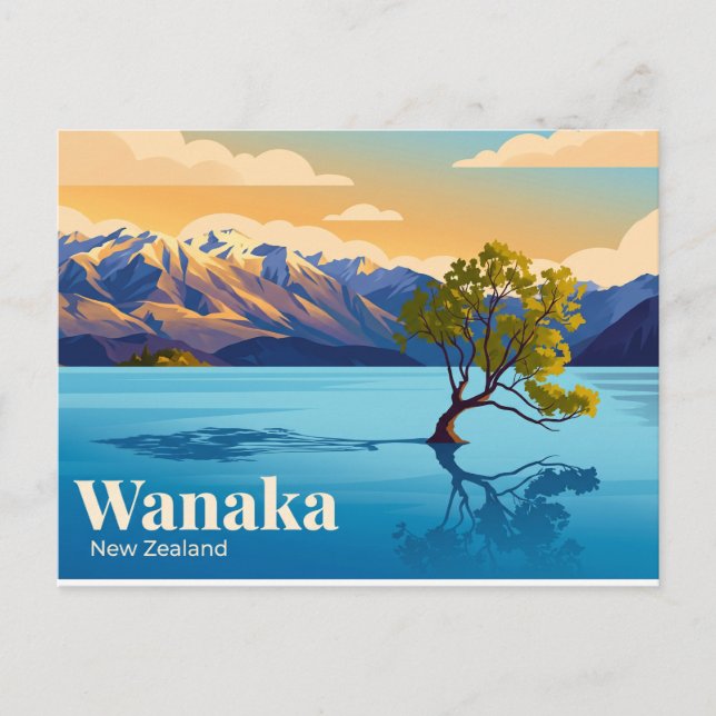 Wanaka New Zealand Postcard (Front)