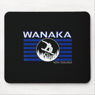 Wanaka New Zealand Snowboarding New Zealander Snow Mouse Mat