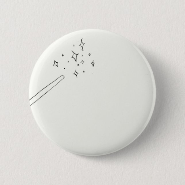Wand 6 Cm Round Badge (Front)