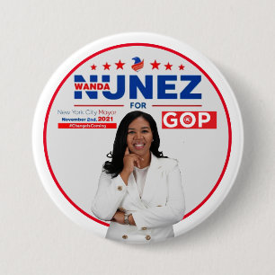 Wanda Nunez for NYC Mayor 7.5 Cm Round Badge