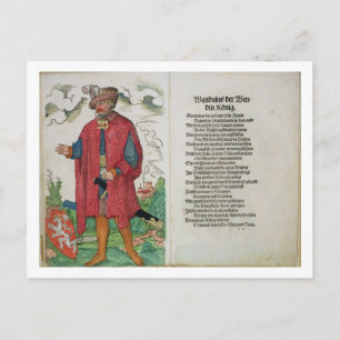 Wandalus, King of the 'Wenden', from 'The Origin o Postcard