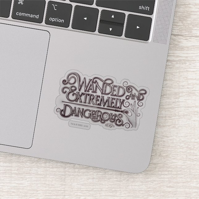 Wanded And Extremely Dangerous Graphic - White (Detail)