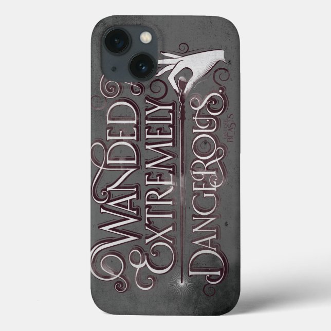 Wanded And Extremely Dangerous Graphic - White Case-Mate iPhone Case (Back)