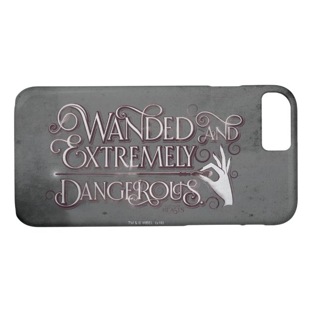 Wanded And Extremely Dangerous Graphic - White Case-Mate iPhone Case (Back (Horizontal))