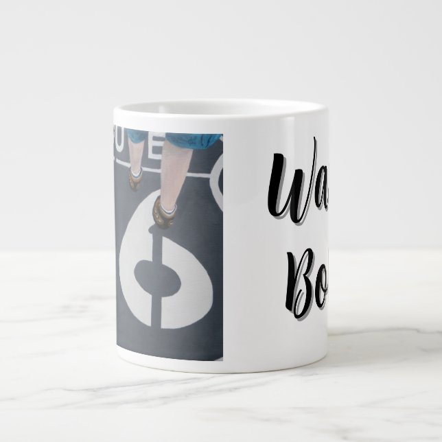 Wander Boldly Large Coffee Mug (Front)