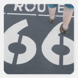 Wander Boldly Square Sticker