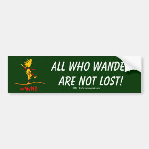 Wander! Bumper Sticker