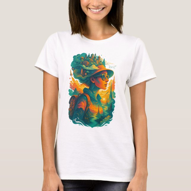 Wander far. Dream big. Live free. T-Shirt (Front)