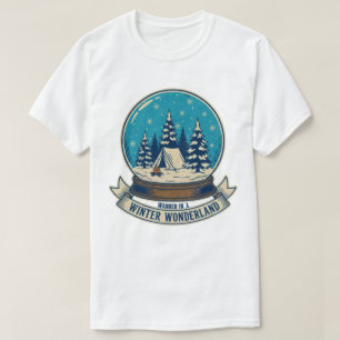 Wander in a Winter Wonderland Camping Art T-Shirt