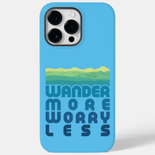  Wander More Worry Less/blue gradient Case-Mate iP iPhone 14 Pro Max Case