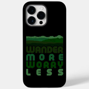 Wander More Worry Less Case-Mate iPhone Case