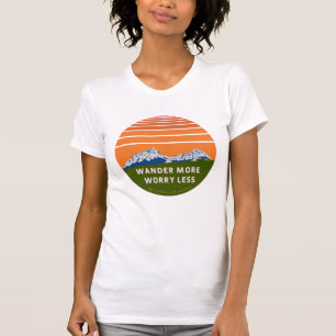 Wander more Worry less Edit T-Shirt
