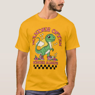 Wander Often Wonder Always – Mindful Travel Quote T-Shirt