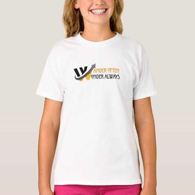 Wander often, wonder always T-Shirt (Front)