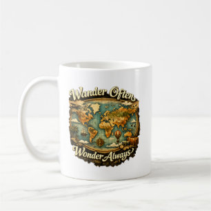 Wander Often Wonder Always T-Shirt Coffee Mug