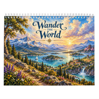 Wander the World Landscapes Calendar