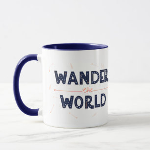 Wander the World - Retro Travel Mug