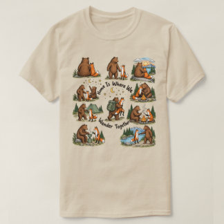 Wander Together Bear Fox T-Shirt