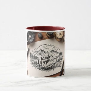 Wander Together Travel Theme  Mug