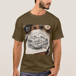 Wander Together Travel Theme T-Shirt