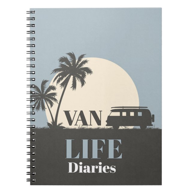 WANDER! 🚐 Van Life Diary Notebook (Front)