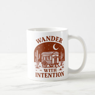 Wander With Intention Desert Wagon Adventure Coffee Mug