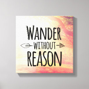Wander Without Reason Canvas Print