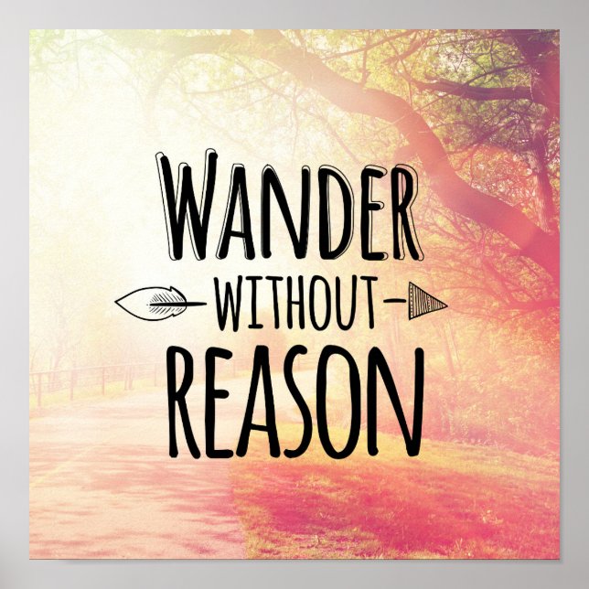 Wander Without Reason Poster (Front)