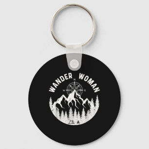 Wander Woman Hiking Adventure Camping Women Road T Key Ring