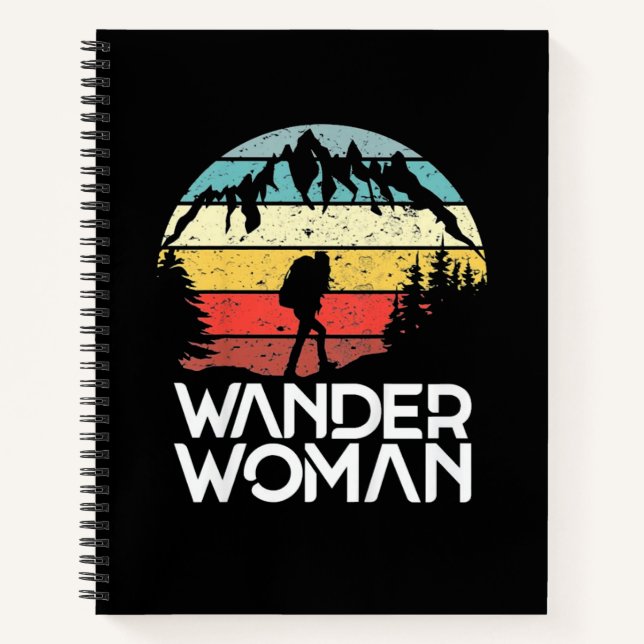 Wander Woman Hiking Notebook (Front)