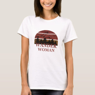 Wander woman hiking T-Shirt