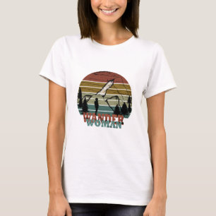 wander woman hiking vintage T-Shirt