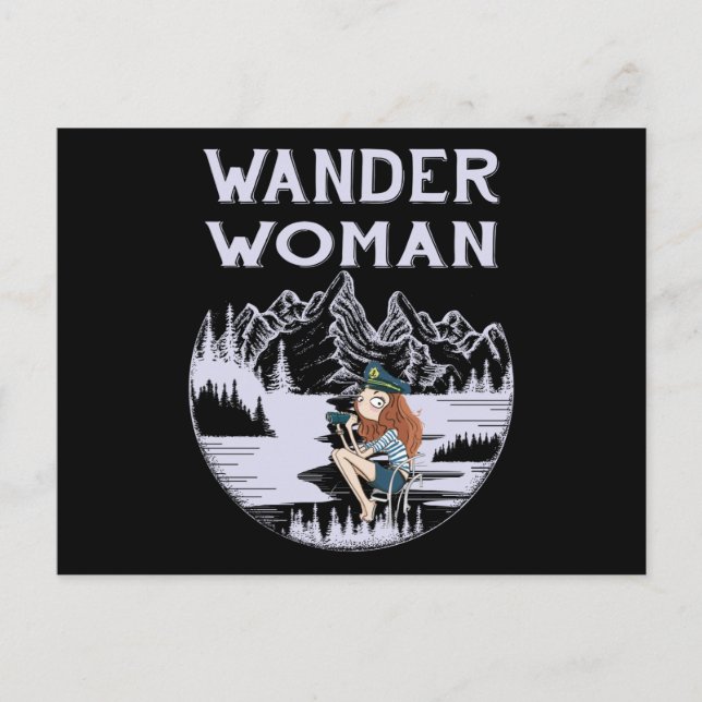 Wander Woman Postcard (Front)