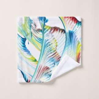 Wanderer 1 Colourful Abstract Bath Towel Set