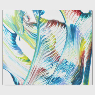 Wanderer 1 Colourful Abstract Wrapping Paper