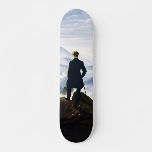 Wanderer above the Sea of Fog, Caspar D Friedrich Skateboard