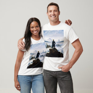 Wanderer above the Sea of Fog, Caspar D Friedrich  T-Shirt