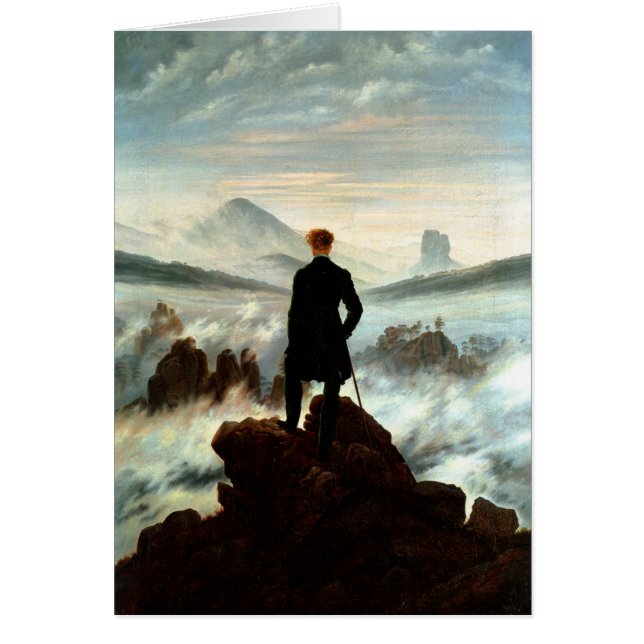 Wanderer Above the Sea of Fog, Caspar Friedrich (Front)
