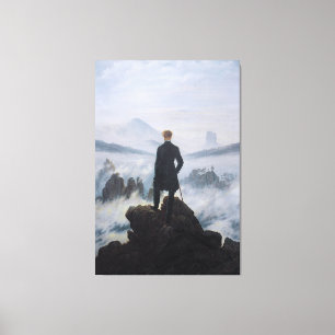 Wanderer Above The Sea of Fog / Friedrich Canvas Print