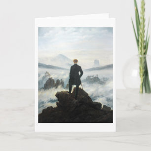 Wanderer above the Sea of Fog, Friedrich Card
