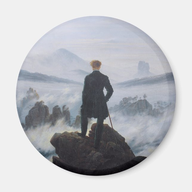 Wanderer above the Sea of Fog Magnet (Front)