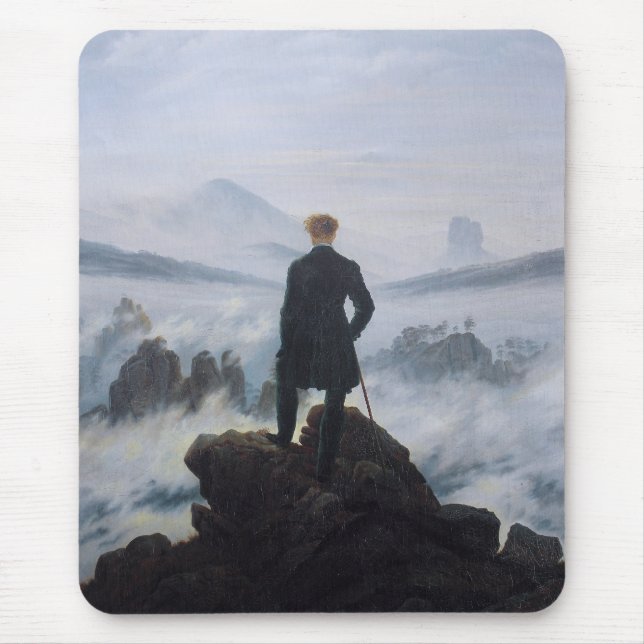 Wanderer above the Sea of Fog Mouse Mat (Front)