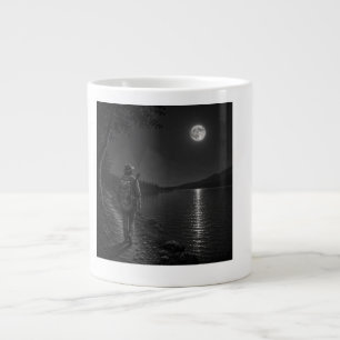 Wanderer Collection – Moonlit Lakeside Hiker Mug