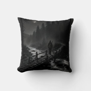 Wanderer Collection WO07 – Moonlit Wooden Bridge C Cushion