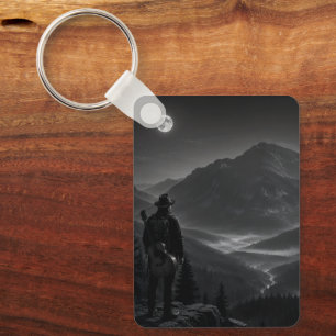 Wanderer Collection WO08 – Moonlit Mountain Overlo Key Ring
